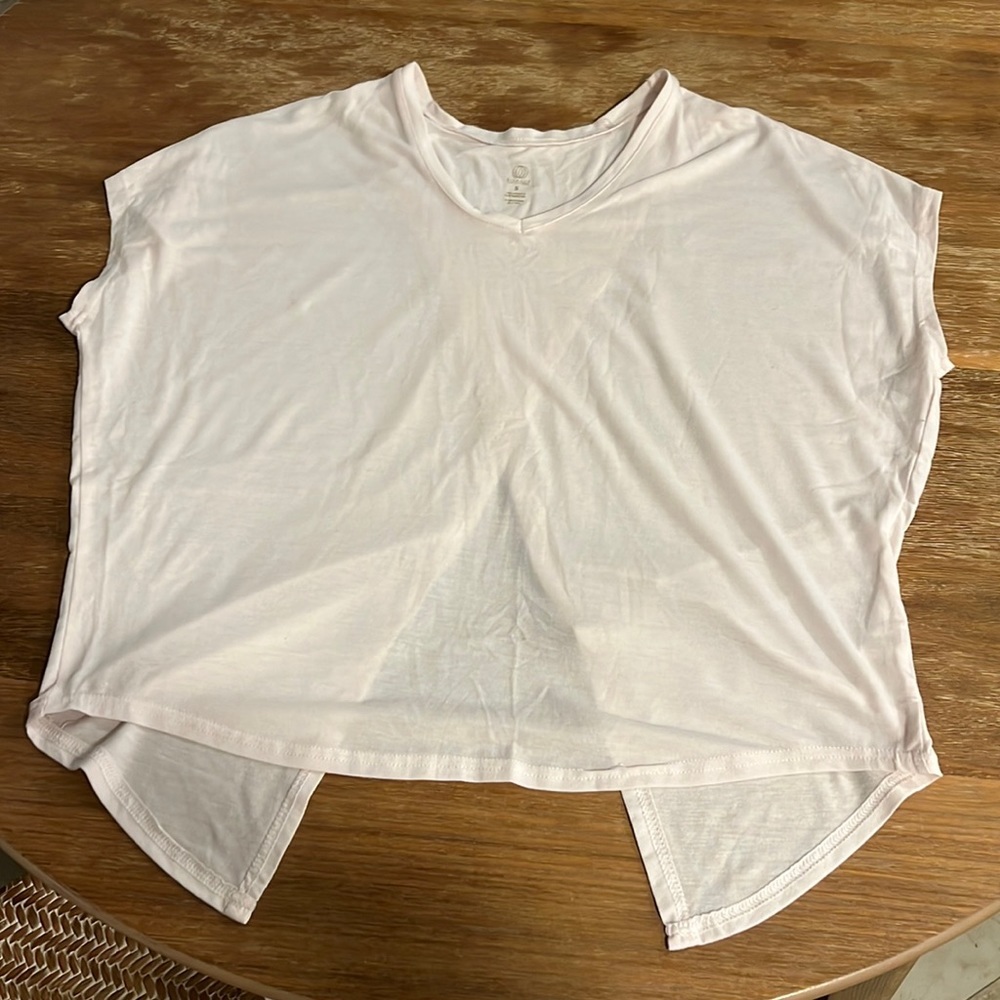 Pink gym top